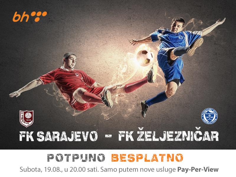 Besplatan prijenos derbija FK Sarajevo - FK Željezničar