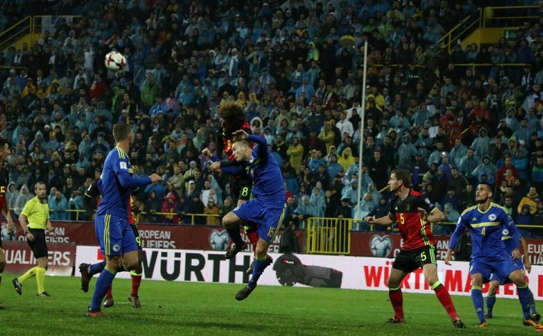 Kvalifikacije za Svjetsko prvenstvo: Sedam golova na Grbavici, ali BiH poražena od moćne Belgije