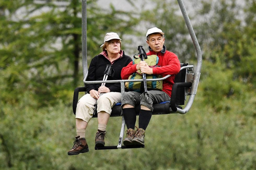 Merkel s drugim mužem Joahimom na odmoru - Avaz