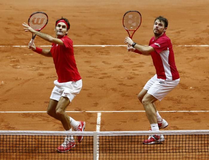 Švicarski veterani Federer i Vavrinka - Avaz