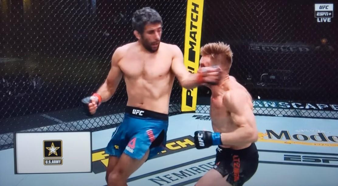 Spektakularan nokaut iranskog borca obilježio je sinoćnji UFC događaj u Las Vegasu