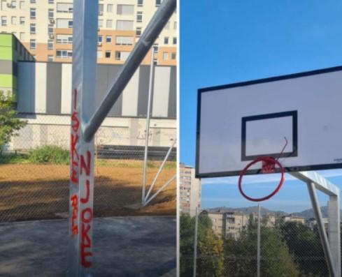 Vandali uništili sportski teren koji je Nurkić poklonio djeci