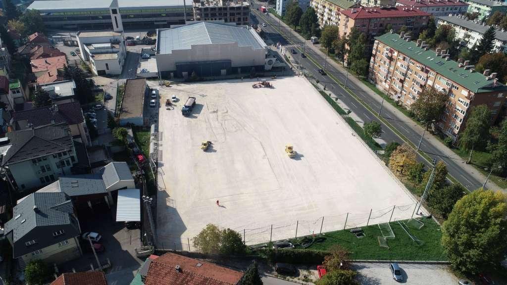 Radovi na sanaciji pomoćnog terena stadiona Grbavica idu planiranom dinamikom
