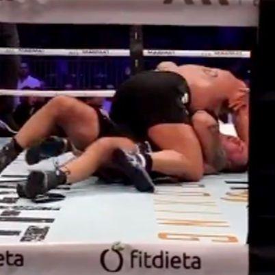 MMA borac zaboravio da se bori u bokserskom meču: Bacio protivnika na pod i nokautirao ga laktom