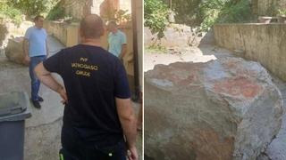 Nakon zemljotresa: U mjestu Grudsko Vrilo ogromna stijena se urušila pred vrata kuće
