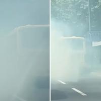 Video / Pokvario se autobus, vozači od dima nisu vidjeli prst pred okom