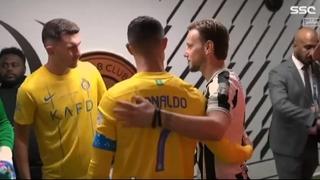 Video / Ronaldo je ugledao Rakitića u tunelu, a onda pokazao koliko cijeni hrvatskog fudbalera