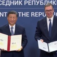 Predsjednici Srbije i Kine, Vučić i Đinping, potpisali Zajedničku izjavu