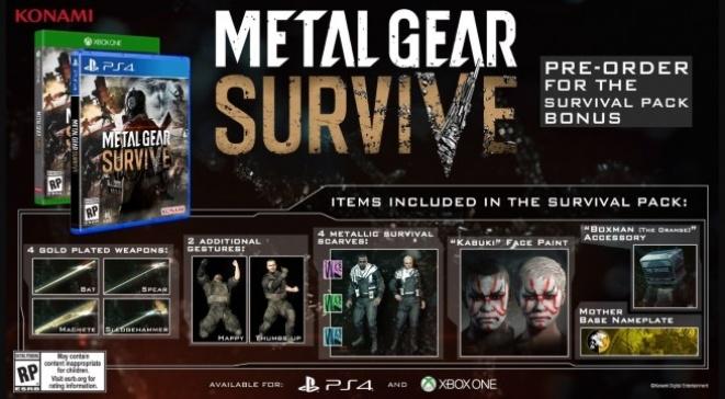 Poznat datum objave Metal Gear Survive igre za PC
