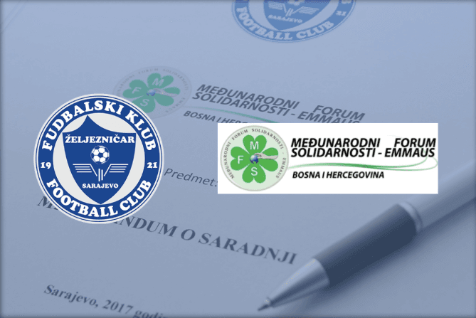 EMMAUS i FK Željezničar potpisali su Memorandum o saradnji