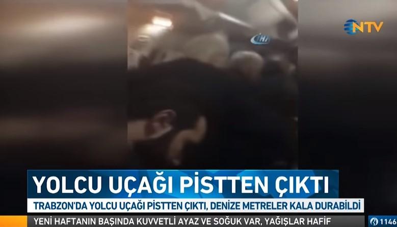Pojavio se snimak iz aviona: Prve reakcije putnika Boeinga iz Trabzona, koji je završio na rubu ambisa