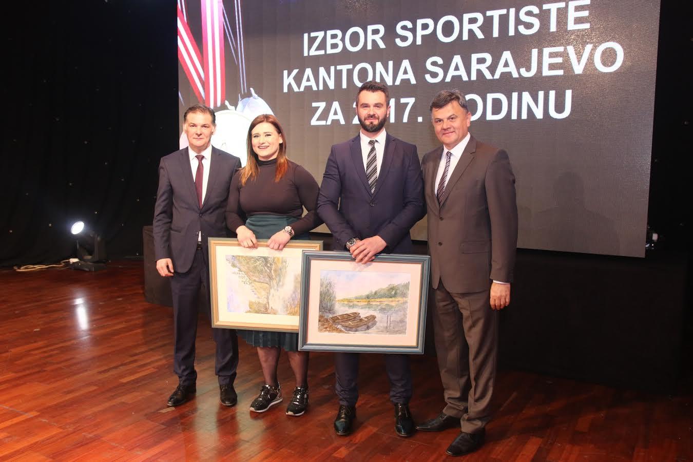 Mušović i Cerić izabrani za sportiste 2017. godine Kantona Sarajevo