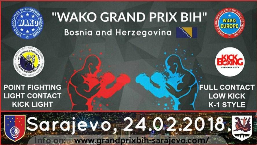 Na turniru 'WAKO Grand Prix BiH' oko 700 takmičara