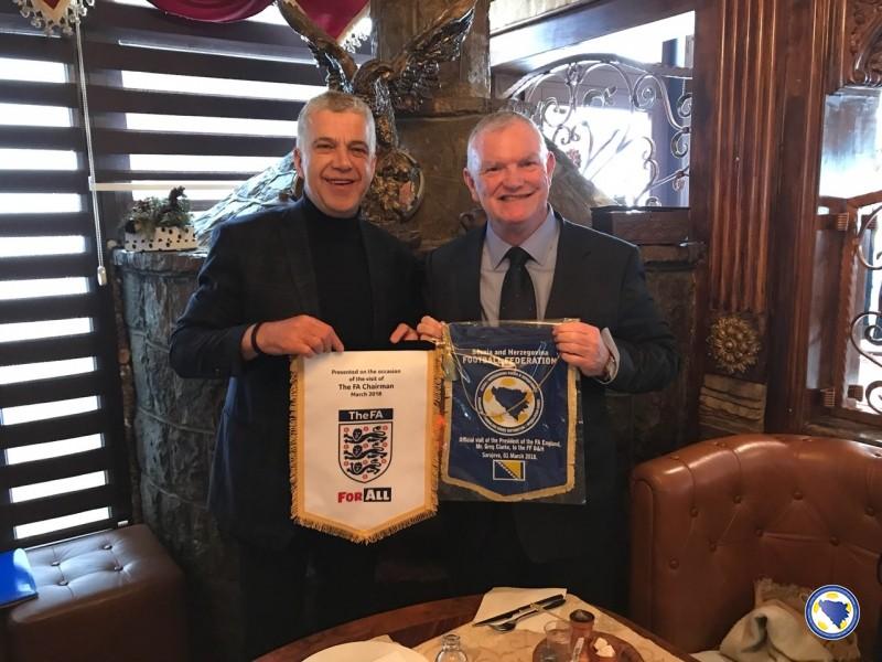 Predsjednik Fudbalske asocijacije Engleske u posjeti Sarajevu
