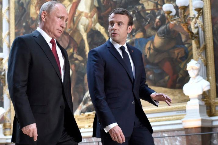 Putin kazao Makronu da su napadi na Siriju bili "kršenje međunarodnog prava"