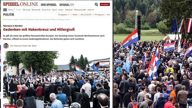 ''Der Spiegel'' o Blajburgu: ''Komemoracija s kukastim križem i hitlerovskim pozdravom''
