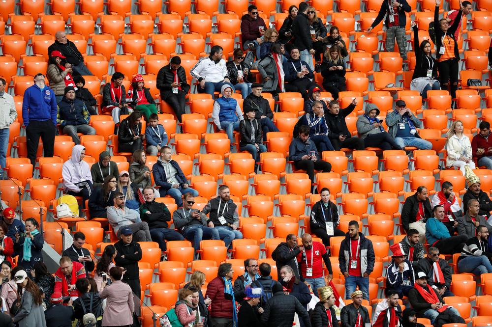 FIFA istražuje: Zašto je stadion u Jekaterinburgu bio poluprazan?