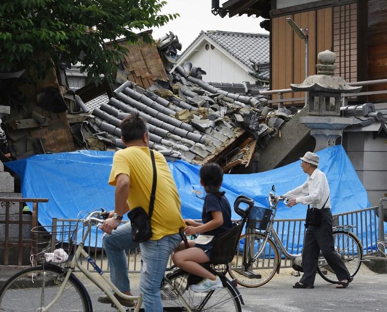U potresu u Osaki četvero poginulih, a više stotina povrijeđenih, srušeni zid usmrtio i devetogodišnju djevojčicu