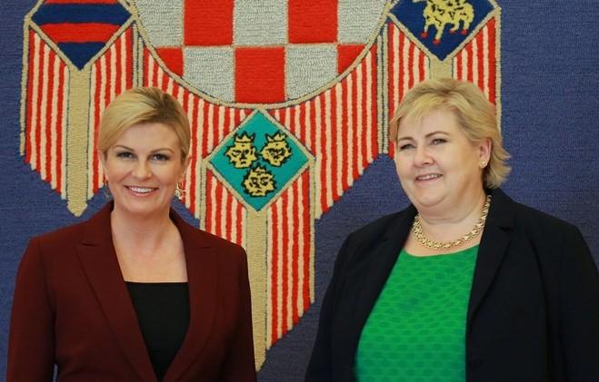 Kolinda i norveška premijerka razgovarale i o BiH: Podrška na euroatlantskom putu