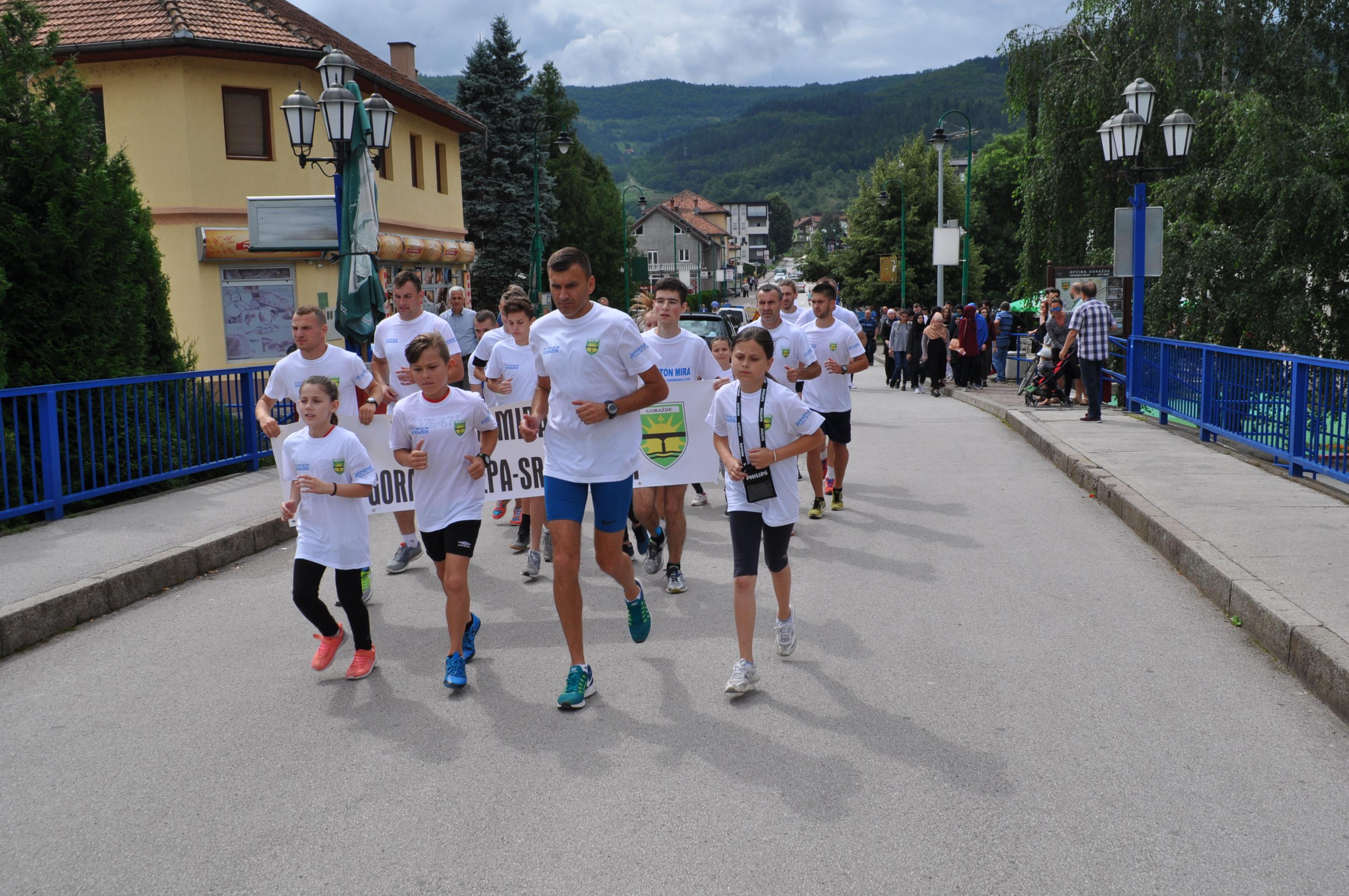 U toku "Maraton mira Goražde - Žepa - Srebrenica"