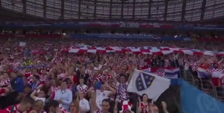 I zastava s ljiljanima među navijačima Hrvatske u Rusiji