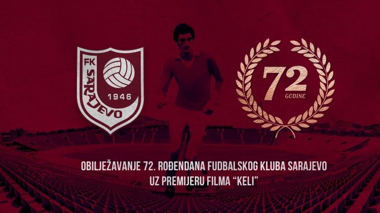 Obilježavanje 72. rođendana FK Sarajevo uz premijeru filma "Keli"