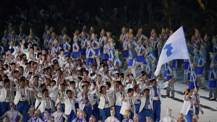 Sportisti iz Sjeverne i Južne Koreje izašli zajedno na ceremoniji otvorenja Azijskih igara - Avaz