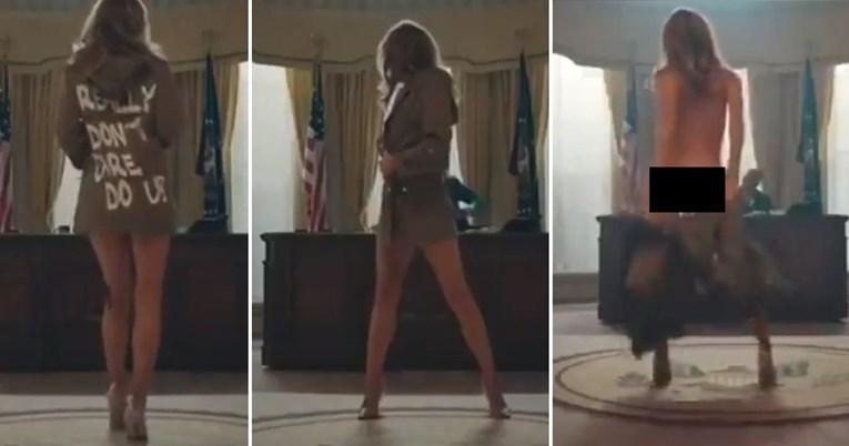 Bijelu kuću zgrozio video u kojem "gola Melanija" pleše ispred repera