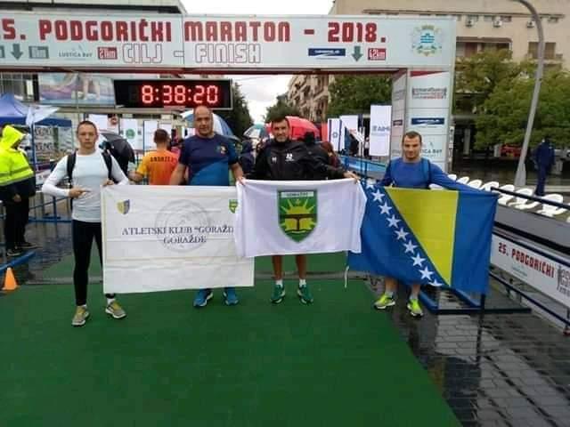 Goraždani Hastor i Šuman osvojili zlatne medalje na podgoričkom maratonu