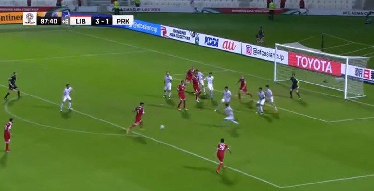 Libanonci ispali iz Azijskog kupa zbog žutog kartona u 99. minuti