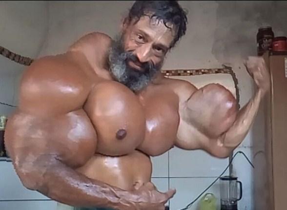 Najveći biceps na svijetu: Ovaj bilder uzima "hemiju" koja ga može ubiti, ali on ne mari