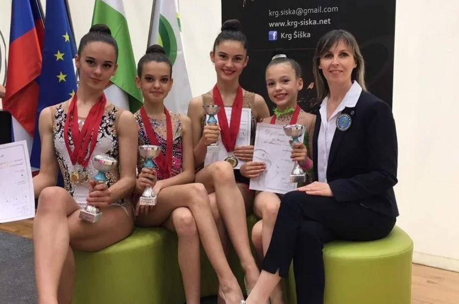 Gimnastičarke KRG Sloboda osvojile 14 medalja u Ljubljani