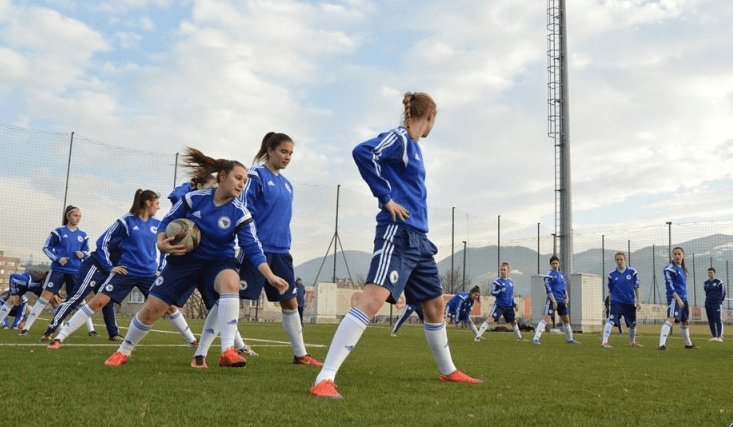 Mlade fudbalerke igrale protiv Ermenije, Švedske i Belgije - Avaz