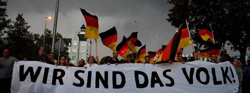 Protesti u Drezdenu povodom godišnjice osnivanja ksenofobnog njemačkog pokreta