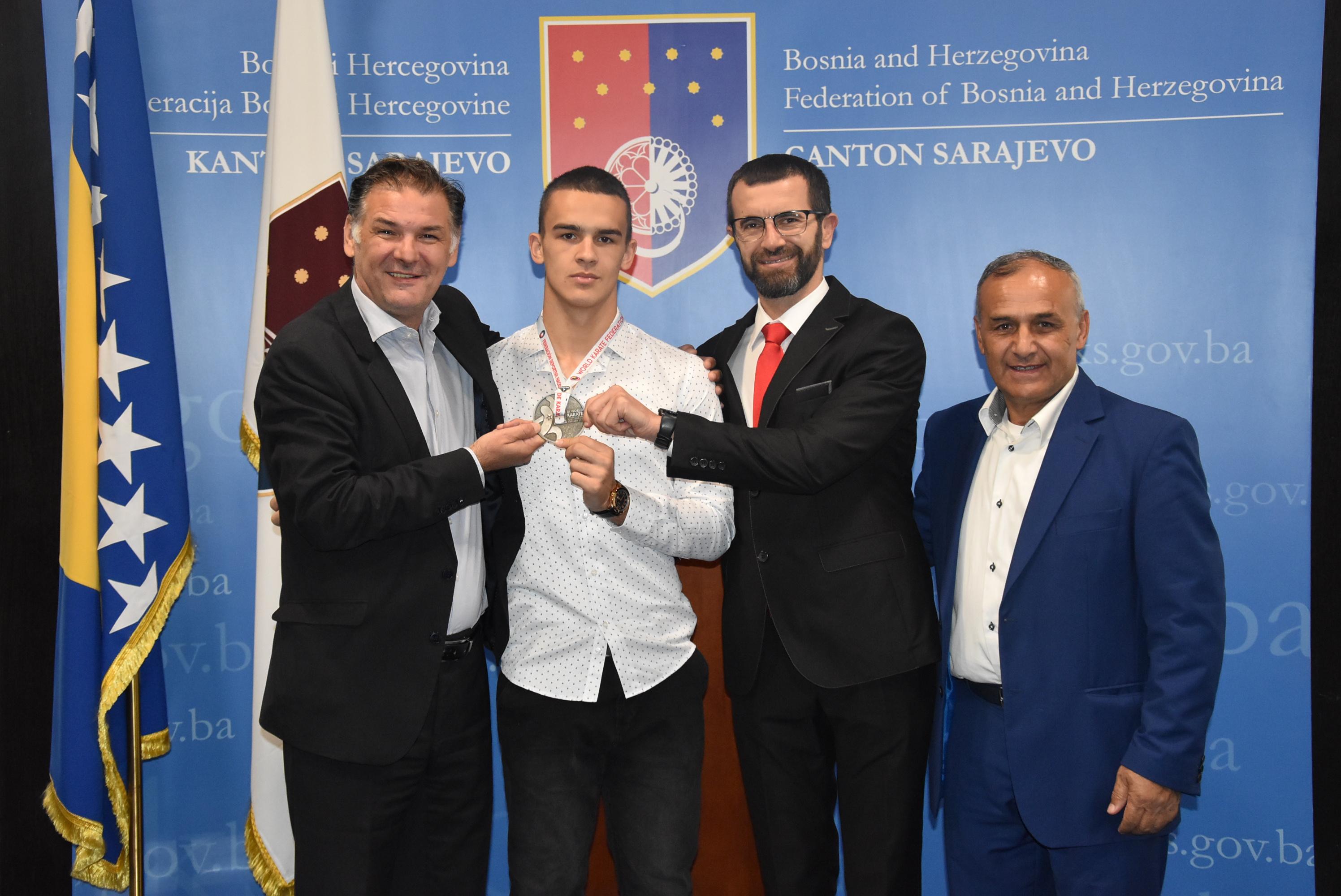 Kurić primio Hamzu Turulju, svjetskog viceprvaka u karateu