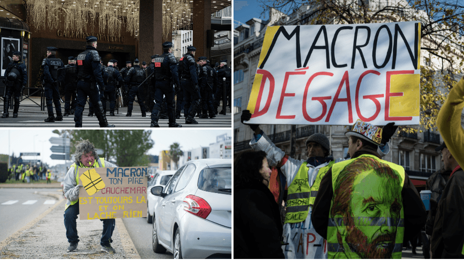 Godina od izbijanja prvih protesta "žutih prsluka": Evakuirana robna kuća "Galeries Lafayette"