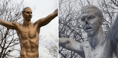 Nastavljeno čerečenje Ibrahimovićeve statue: Ostao je sada i bez nosa