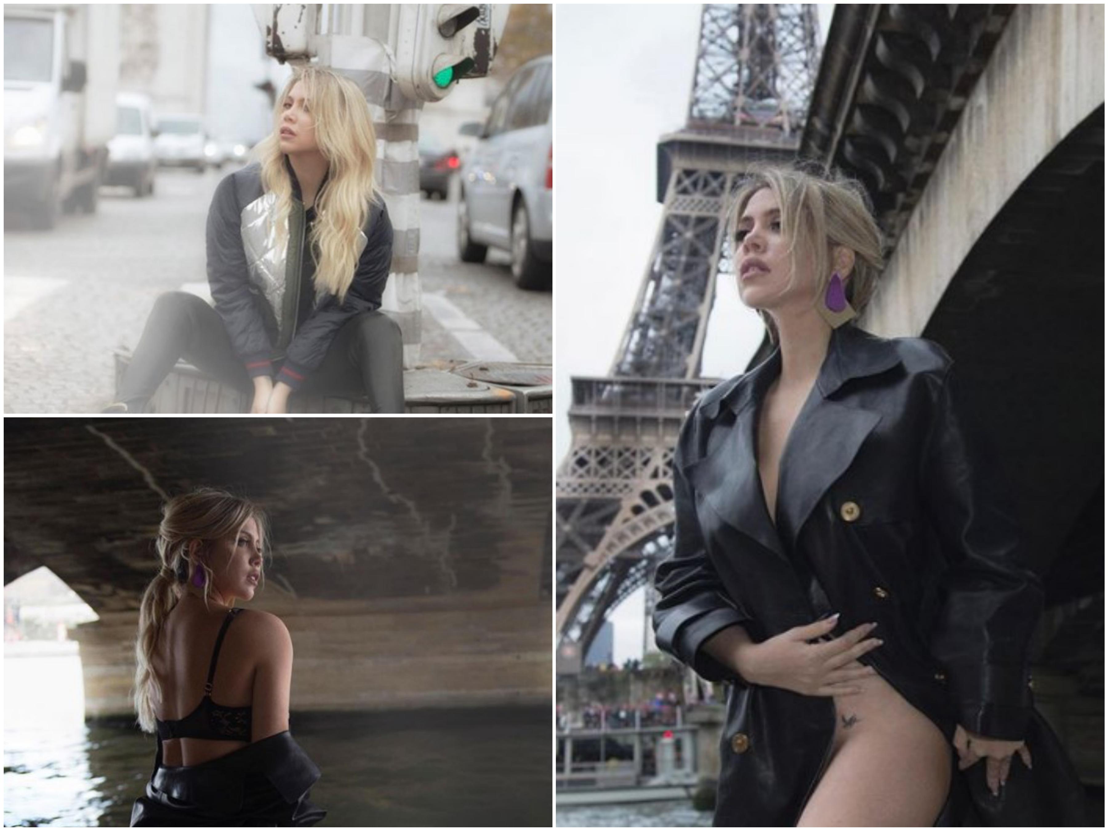 Vanda Ikardi ovjekovječila posjetu Parizu: Slikala se gola ispod Ajfelovog tornja