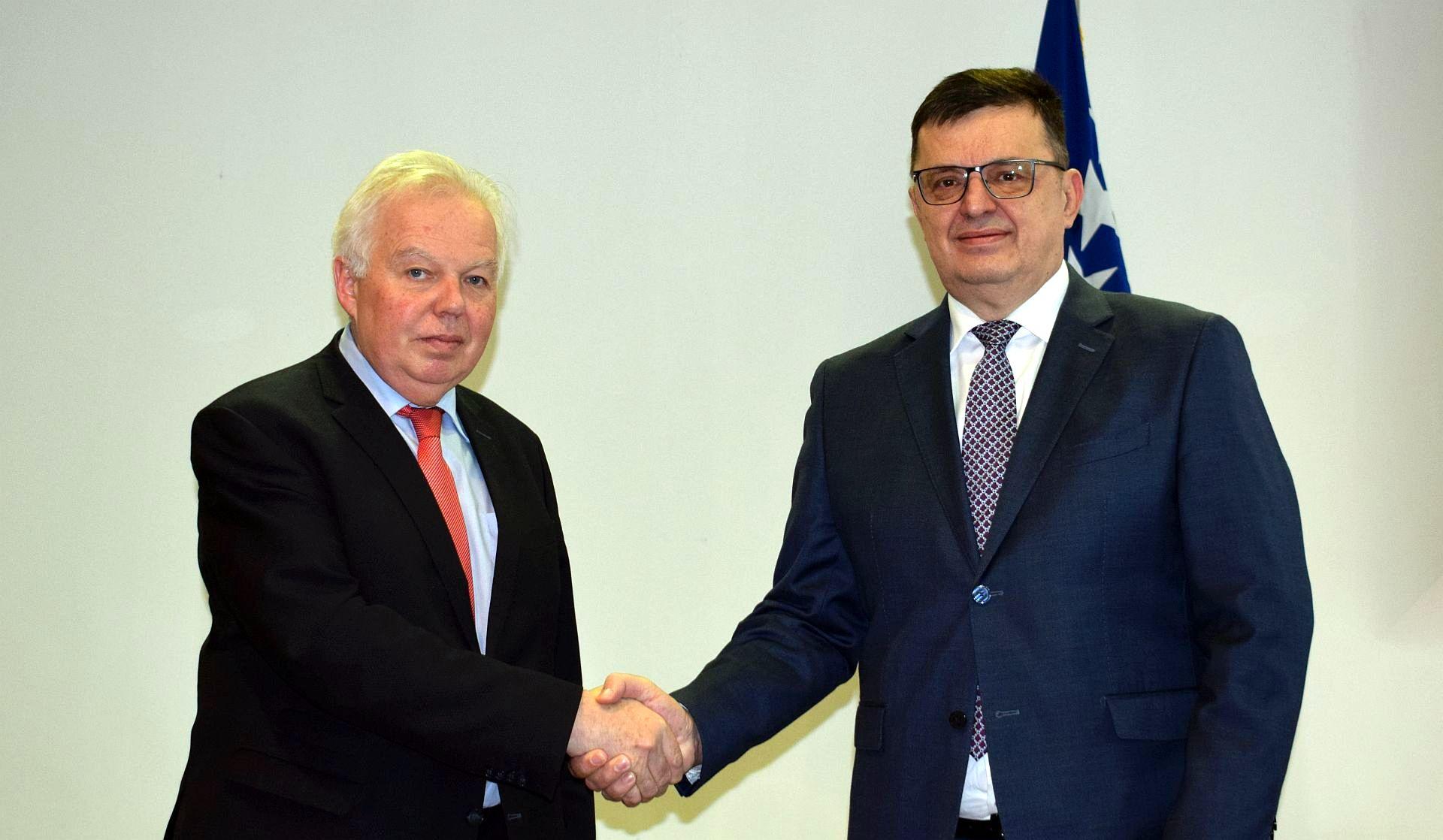 Predsjedavajući Tegeltija s ambasadorom Ruske Federacije Ivancovom