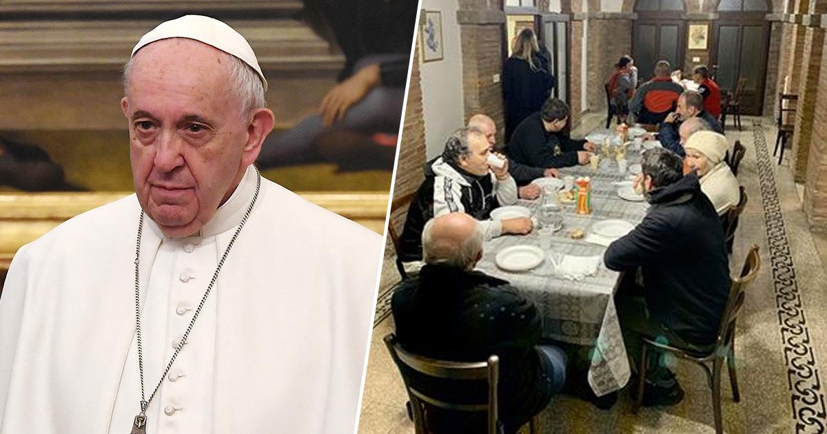Je li ovo najbolji papa ikad: Raskošnu palaču dao beskućnicima