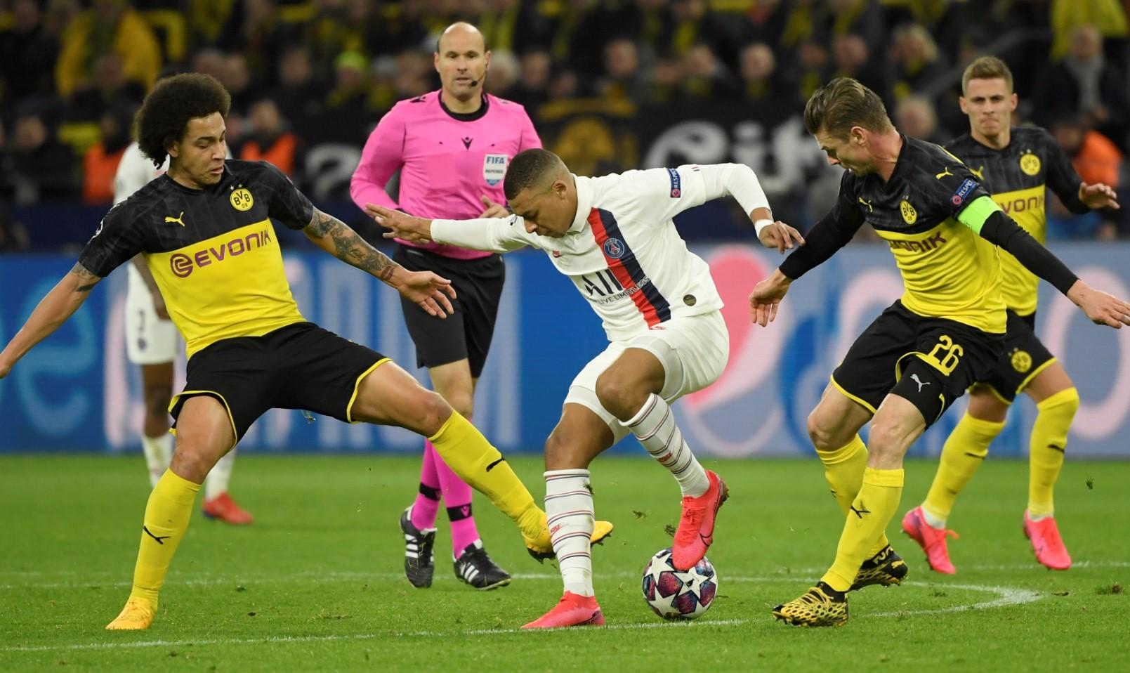 Detalj s večerašnje utakmice u Dortmundu - Avaz