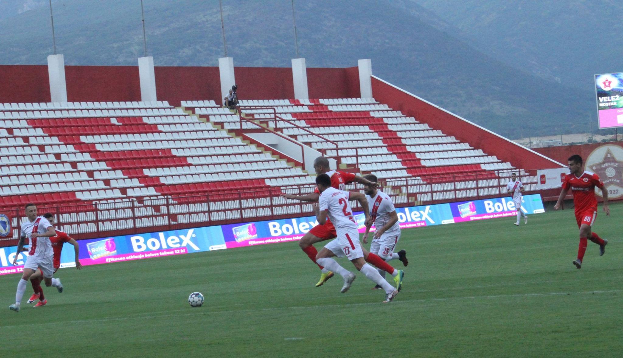 Sa prethodne utakmice na stadionu Rođeni: Velež - Zrinjski 2:0 - Avaz