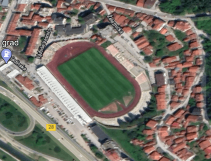 Klub iz Srbije napravio mapu na kojoj su prikazane zgrade s kojih je najbolje posmatrati utakmice