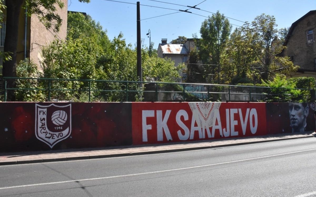 Općina Centar finansirala oslikavanje murala posvećenog FK Sarajevo