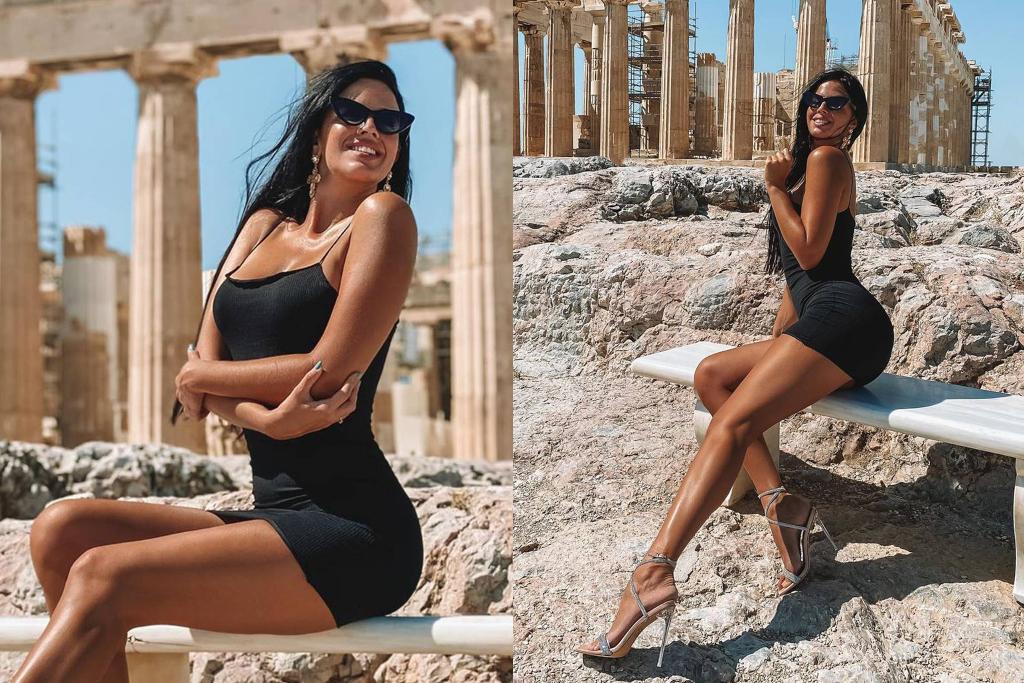 Najpoznatija hrvatska navijačica u štiklama šetala po kamenju u Grčkoj