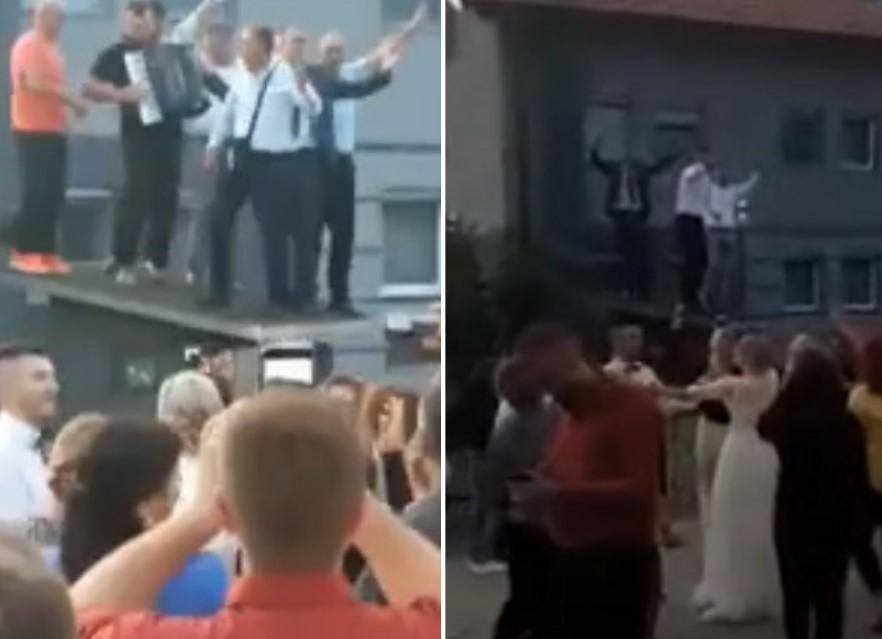 Urnebesna svadba u BiH, svatovi završili na krovu, ali ovo im nije prvi put