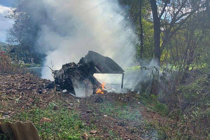 Avion u kojem su poginuli pilot Dejan Krsnik i kapetan prve klase Zvonko Vasiljević - Avaz