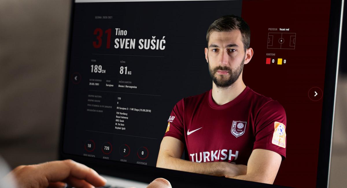 Izgled nove web stranice FK Sarajevo - Avaz