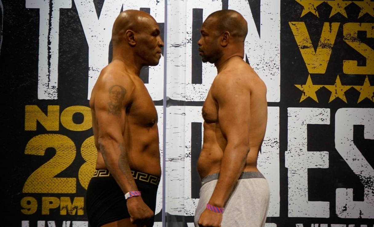 Povratnička borba dvojice legendarnih boksera: Tajson skoro pet kilograma teži od Džonsa