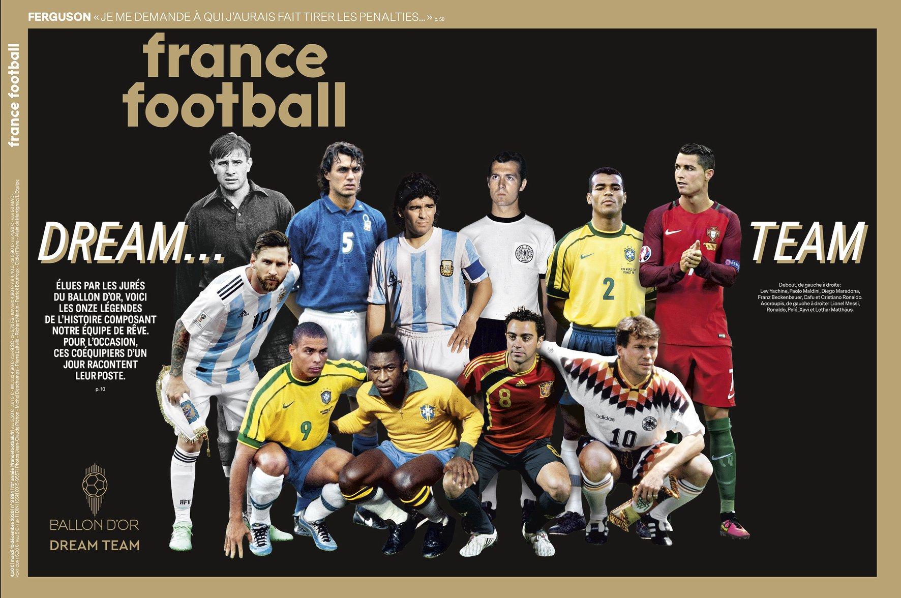 "France Football" odabrao najbolji tim svih vremena